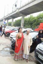 Sambhavna Seth with Avinash during the Wedding Mehandi Function at Sky Bar Rajori Garden in New Delhi on 13th July 2016